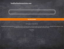 Tablet Screenshot of knoblockandassociates.com